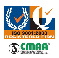 Crane Manufacturers Association of America (CMAA)ISO 9001:2008 certified